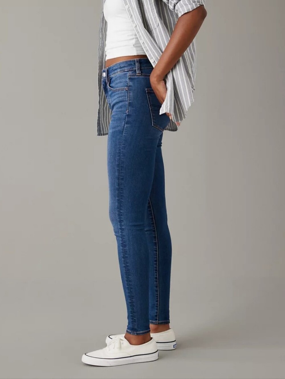 American Eagle Hi-Rise Jegging Skinny Jeans Ne(x)t Level Stretch Size 4 - Picture 3 of 16